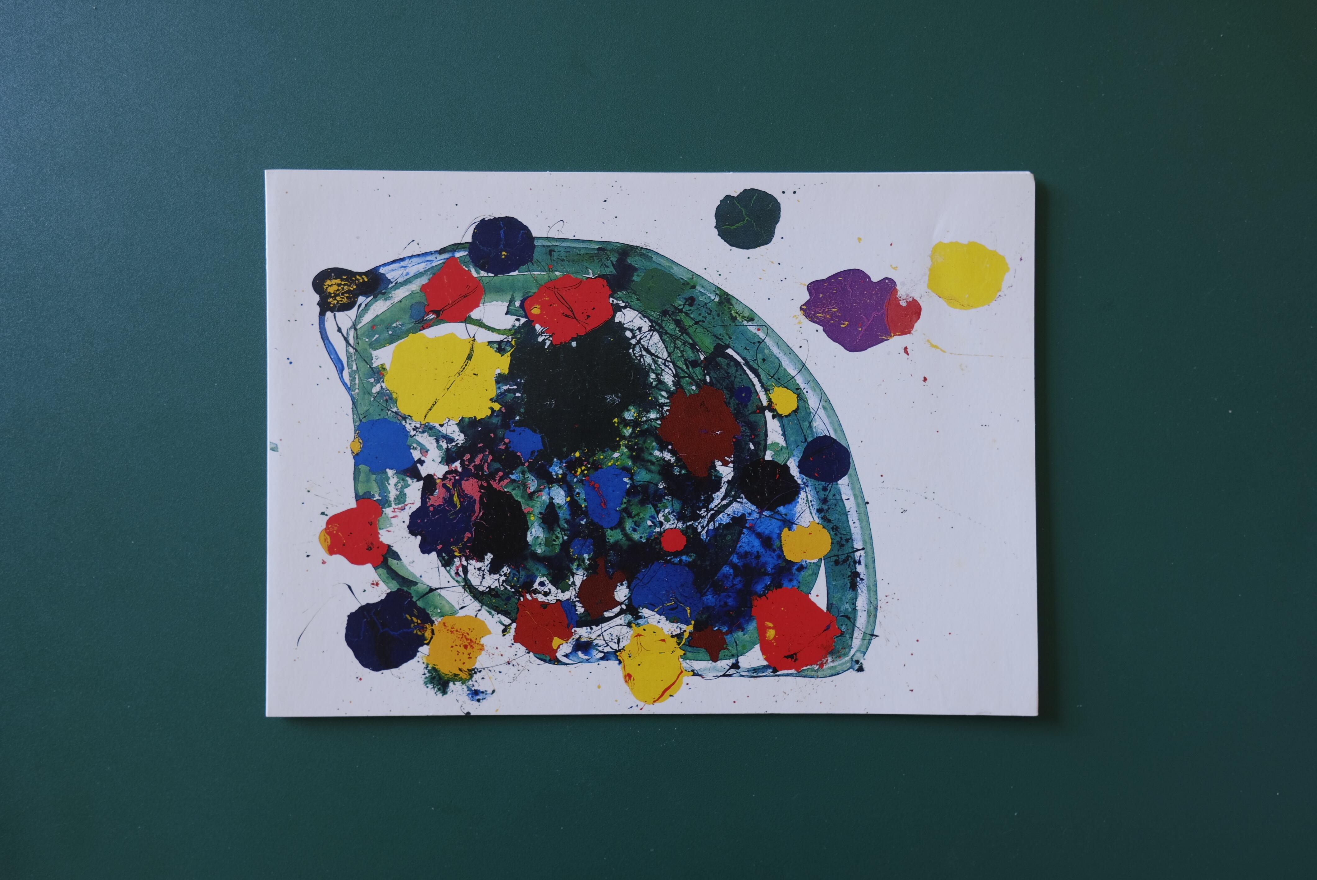 【アナウンスメントカード】サム・フランシス Sam Francis Gallery Delaive 1998 　[310194547]