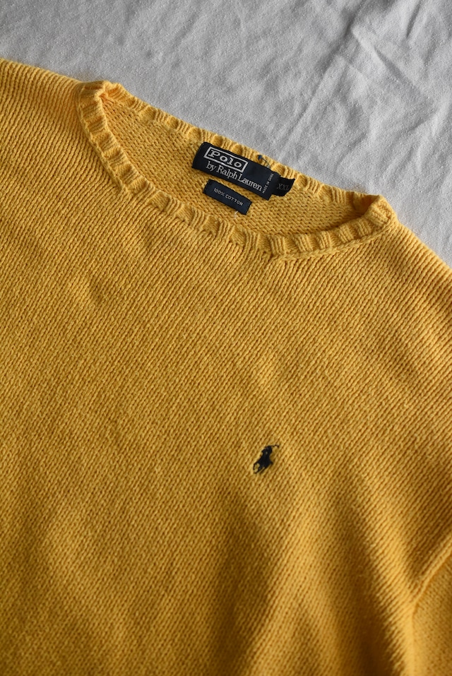 OK/90's "polo by Ralph Lauren" cotton knit