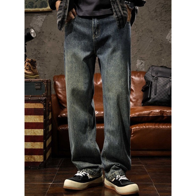 ハイストリートストレートジーンズ 225022