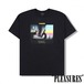 【PLEASURES/プレジャーズ】WINDOW T-SHIRT Tシャツ / BLACK / HOL24-12845