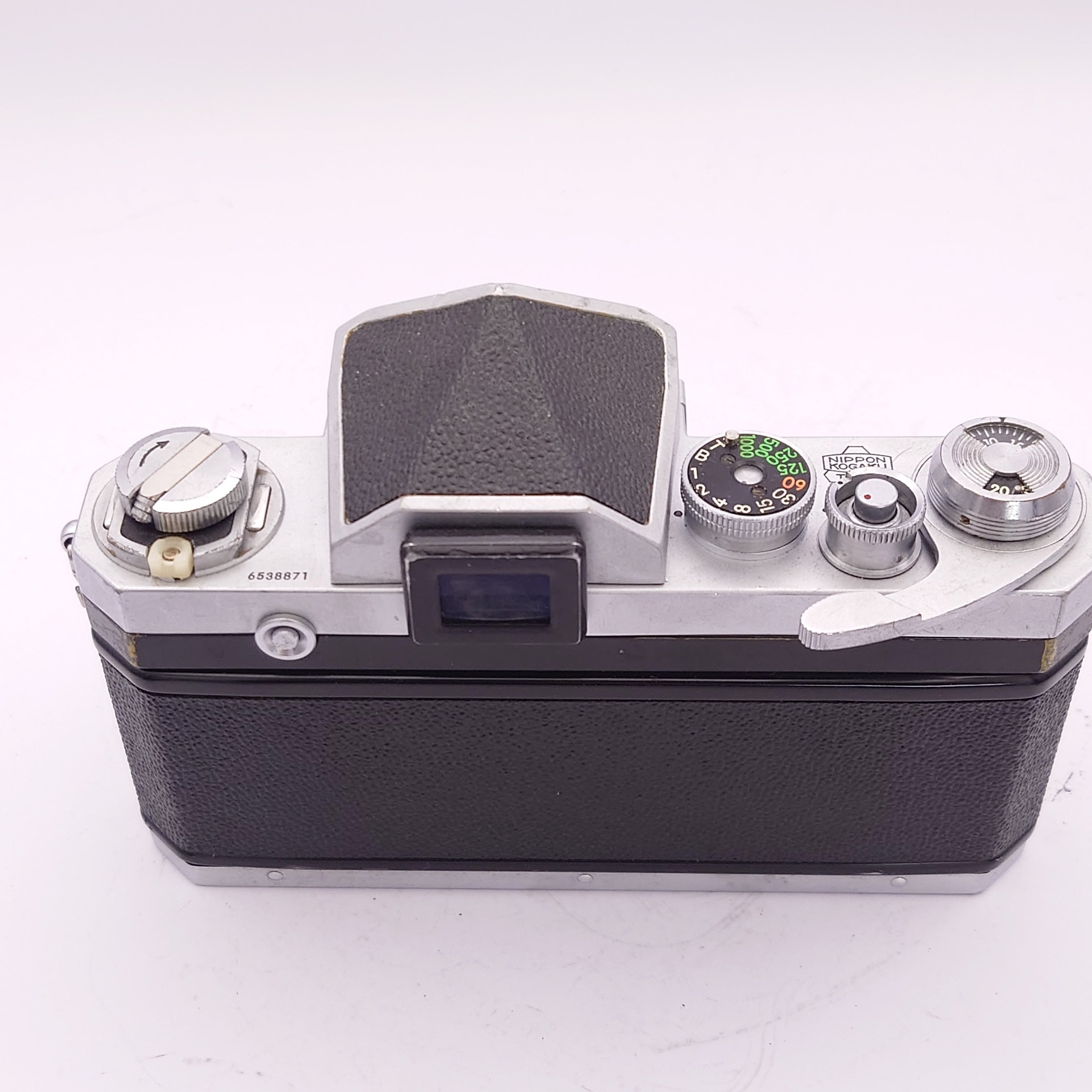 整備済み・フィルム付き】Nikon F アイレベル クローム 653万番台