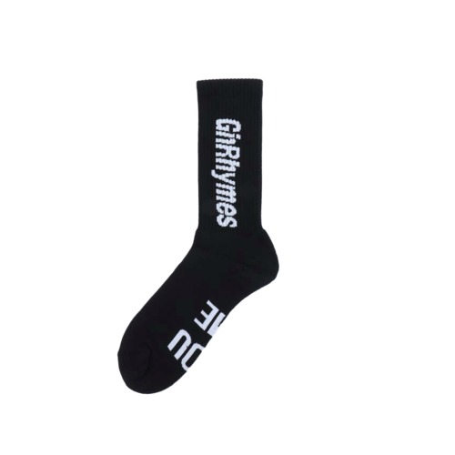 GINRHYMES/"FUCK YOU PAY ME"SOCKS/BLACK