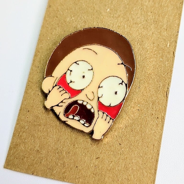 送料無料！ ★ピンズ PINS★ピンバッジ 【モーティ（リックアンドモーティ）】 〚アメリカン雑貨 アメトイ〛