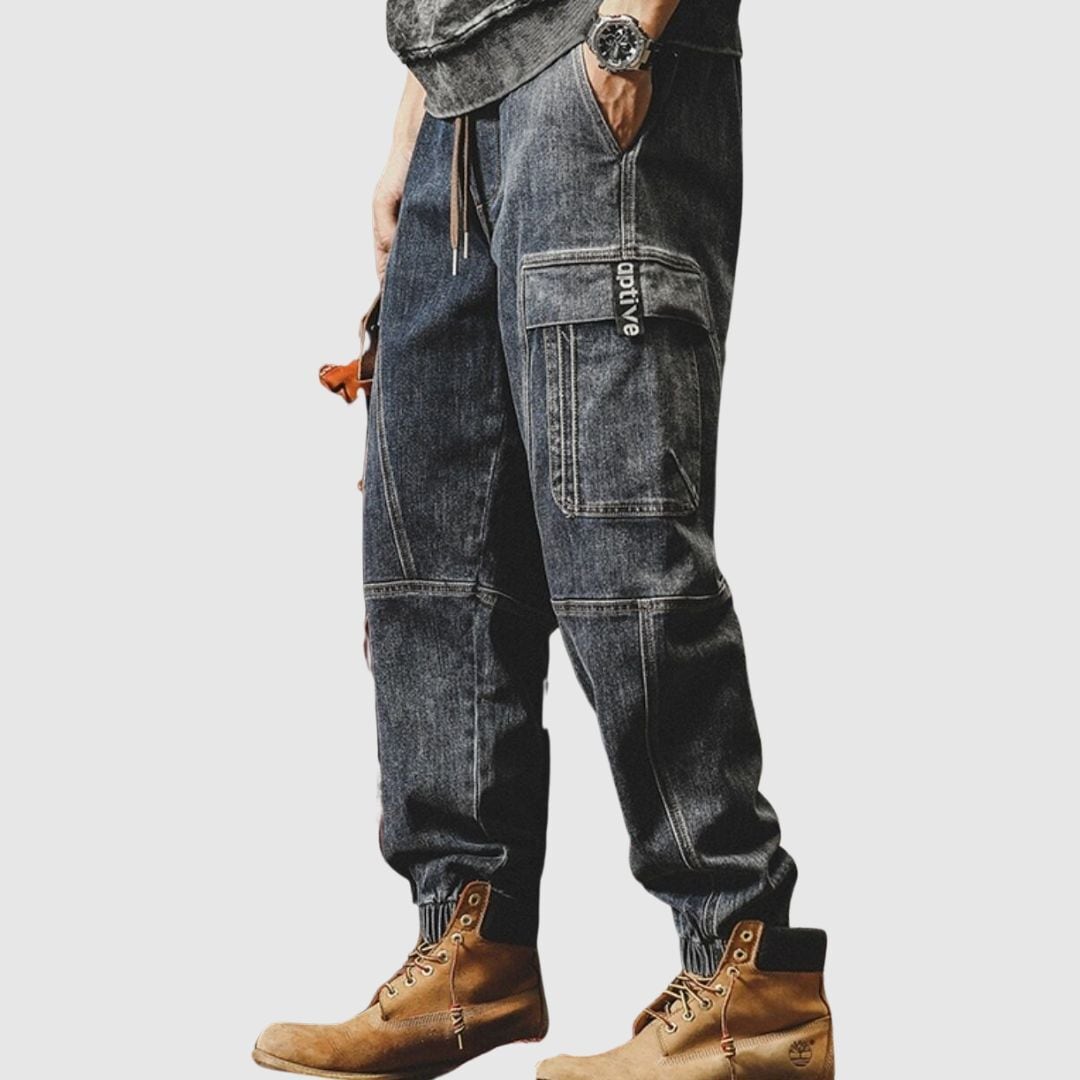 ルーズデニムジョガーパンツ H2660