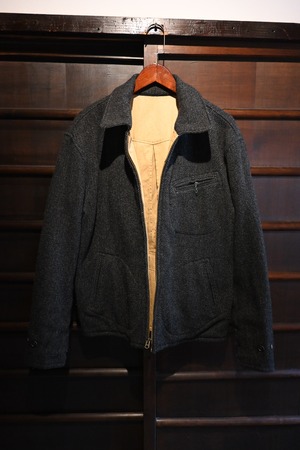 vintage polo ralph lauren reversible wool&cotton jacket 252