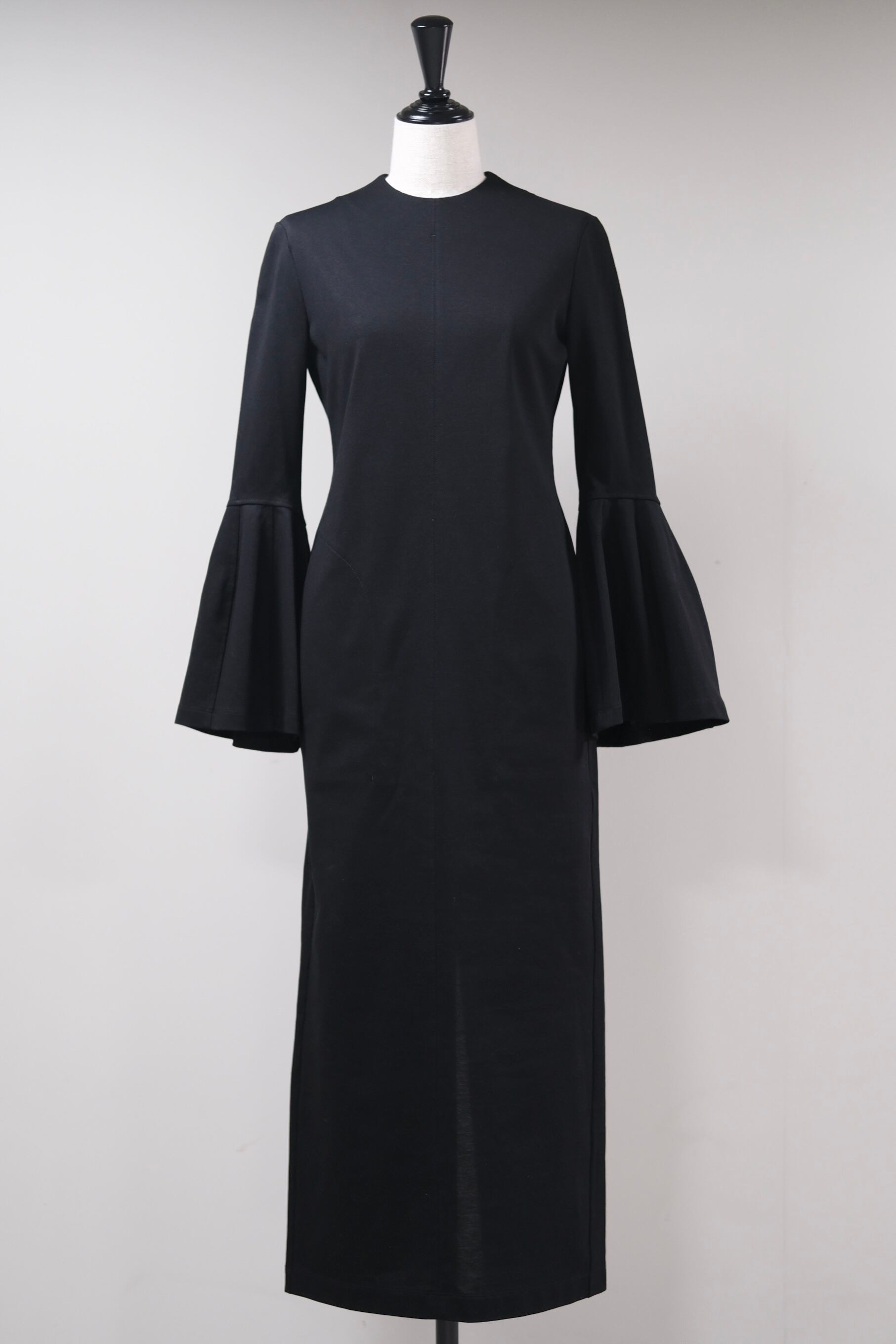 Mame Kurogouchi】Volume Sleeve Cotton Jersey Dress | loop Mame Kurogouchi】Volume Sleeve Cotton Jersey Dress | loop
