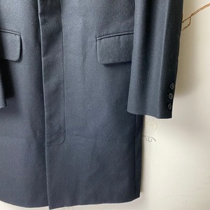 early RAF SIMONS wool chestesfield coat