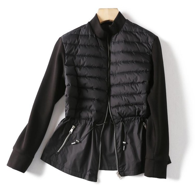 side zipper peplum down jacket（2color）<j1306>