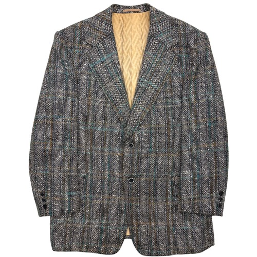 チェック柄マルチカラージャケット