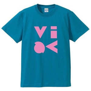 VIVA ロゴ Tシャツ 定番 水色