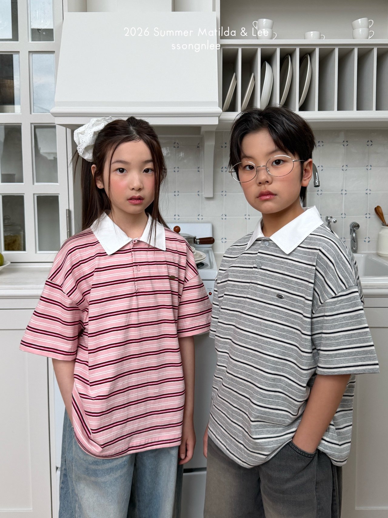 [Matilda&Lee] Classic polo shirt (15/17/19) / [마틸다앤리] 클래식카라티 (15/17/19)