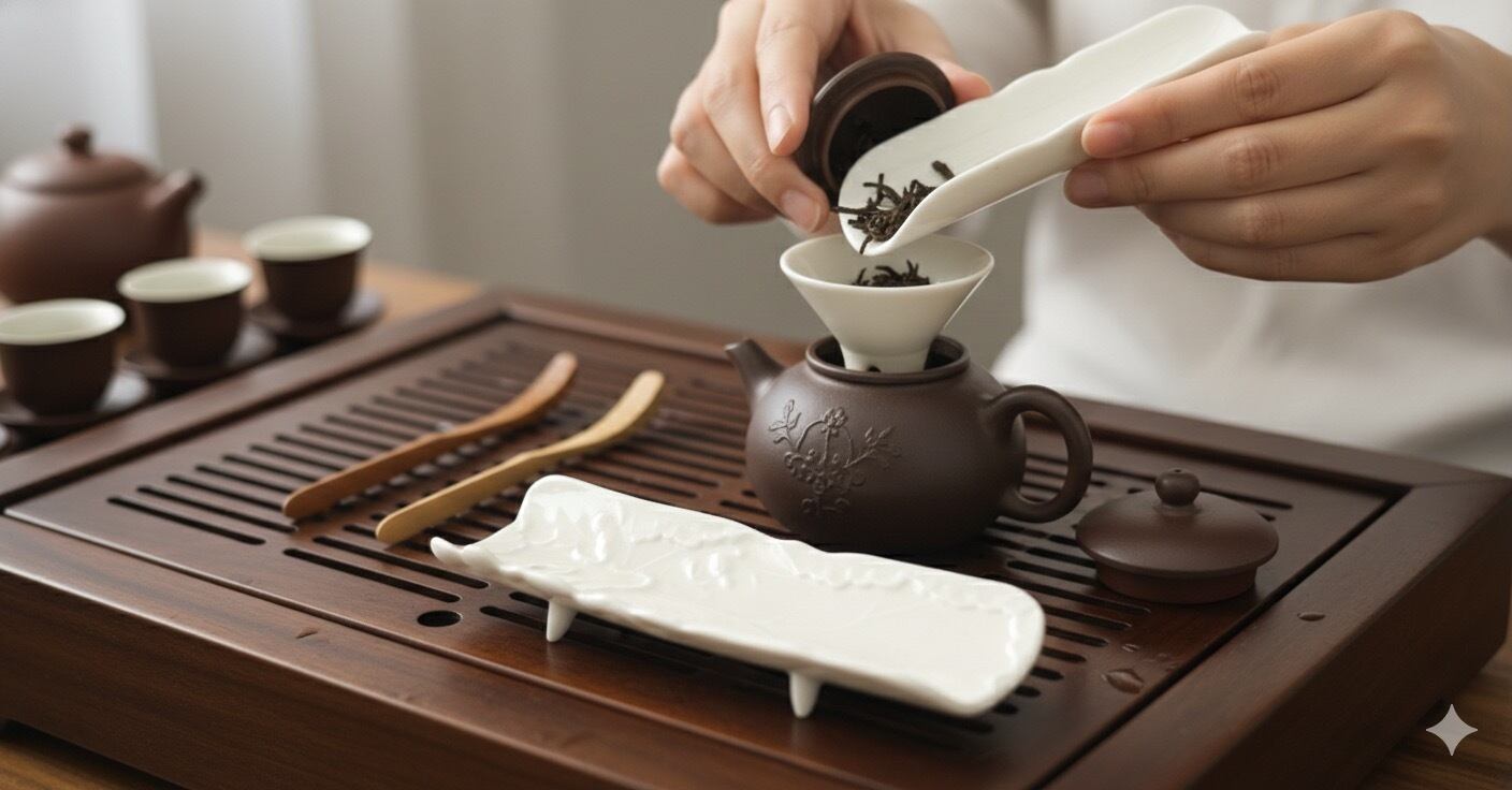 DT310 煎茶 骨彫刻花 貼 茶則 茶則 | 東西古今 ギャラリー花伝
