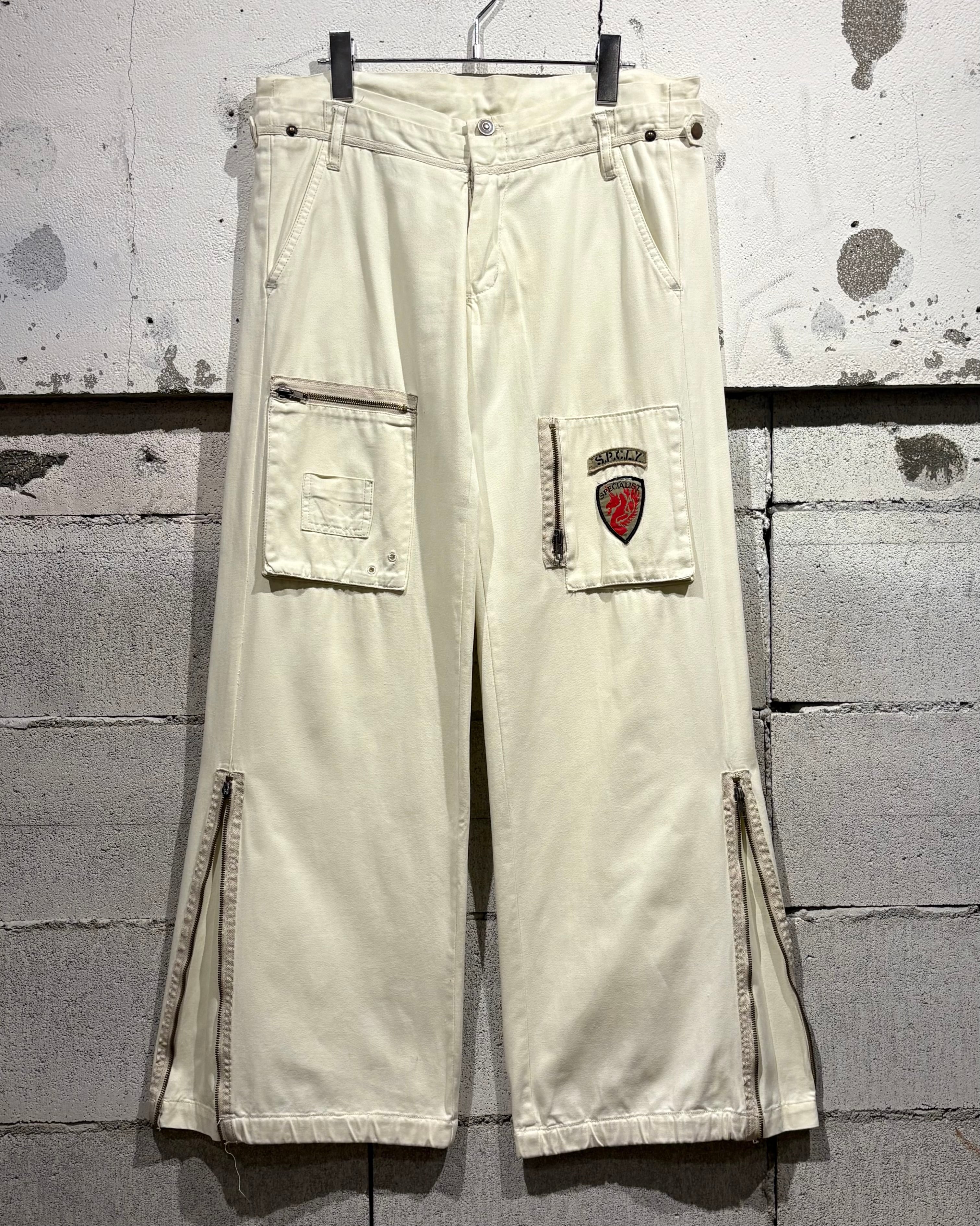 Caka otto】Pocket × Zip Gimmick Vintage Rave Pants | Caka(カカ