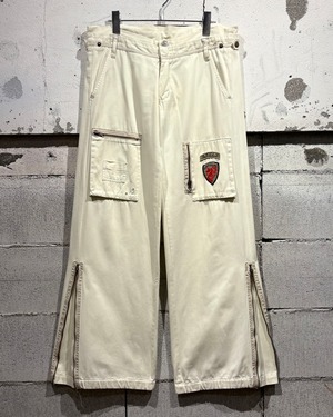 【Caka otto】Pocket × Zip Gimmick Vintage Rave Pants