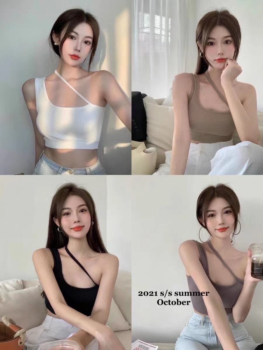 アシンメトリーブラトップ　AJ1018-1923