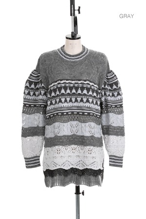 still crazy puff knit