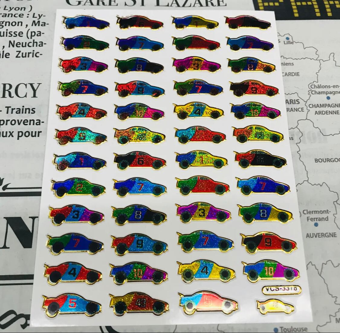 32 レトロキラキラシール VCS-3378 VCS01