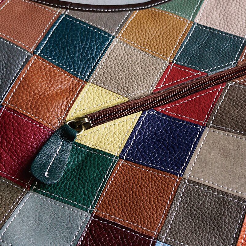 Estacion エスタシオン 本革パッチワーク2wayバッグ 649 | CLAIR-U