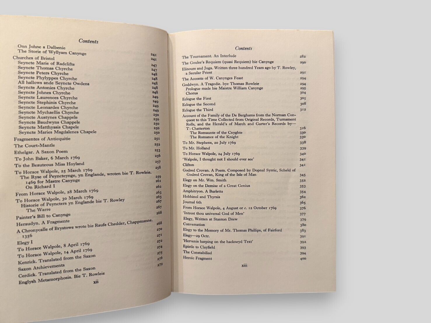 SL952】【FIRST EDITION】The Complete Works of Thomas Chatterton: A