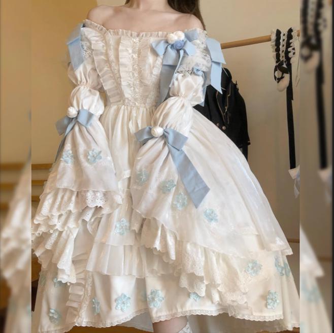 【25日まで】 ラパフェ ✫ 花柄 姫 ワンピース　ゆめかわ　姫 🌙