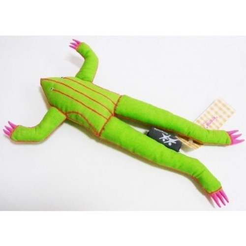 アジアのカエル人形　ラオスライトグリーン