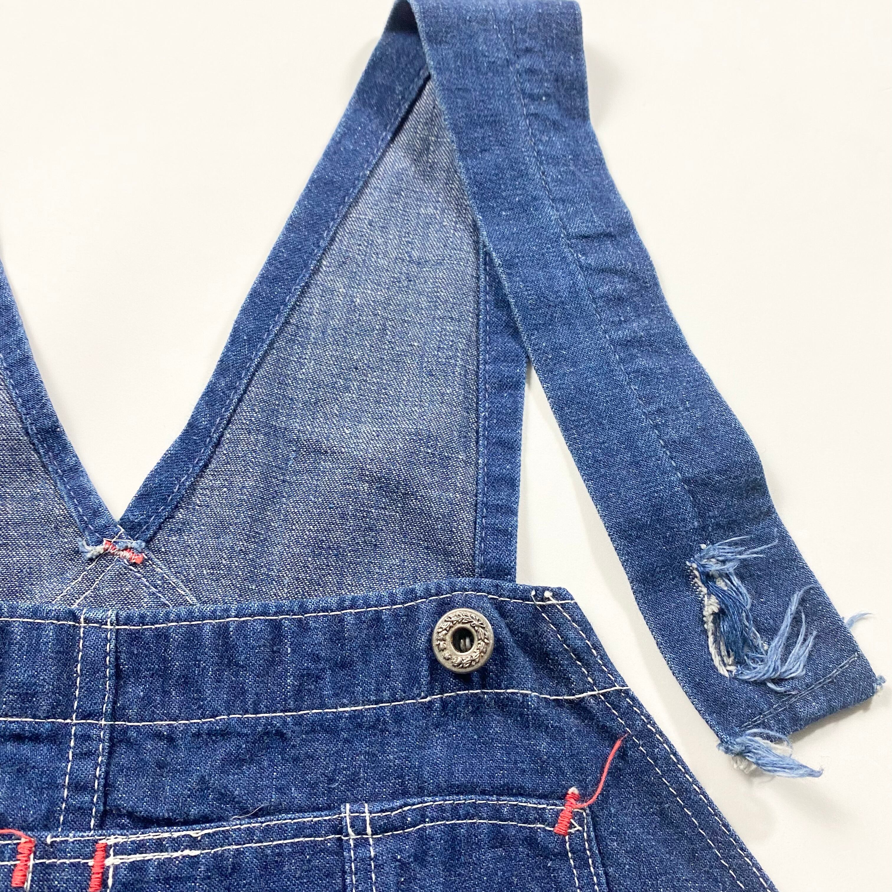 vintage 1940's WW II PAYDAY denim overalls “squarebak” | NOIR ONLINE