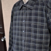 check corduroy shirt