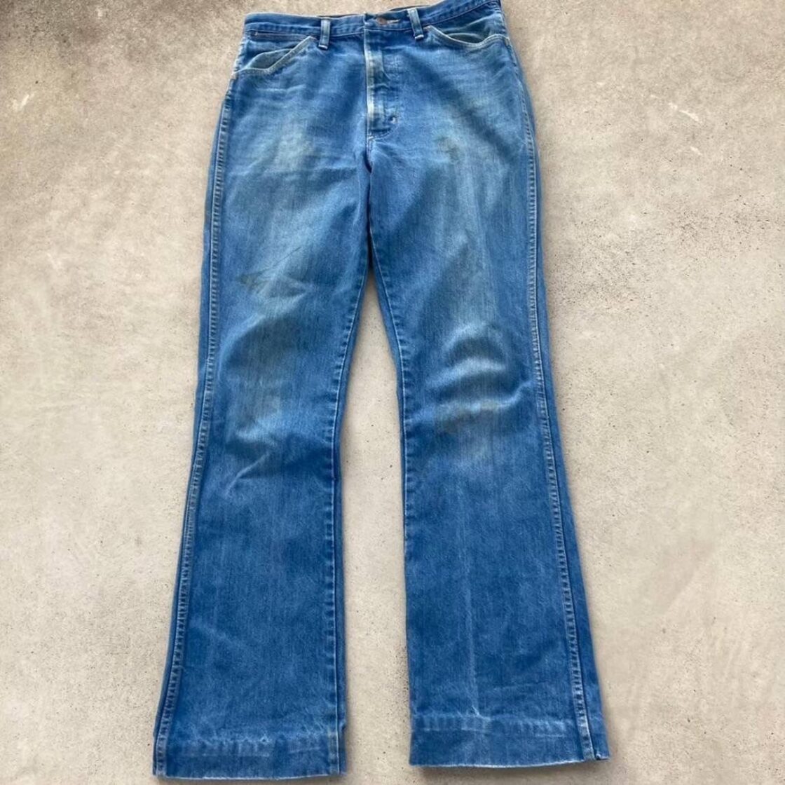 80s RUSTLER 微フレアジーンズ made in USA | PAY ID