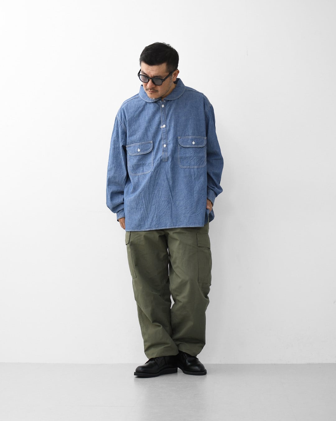ordinary fits [オーディナリーフィッツ] work pullover shirts [205
