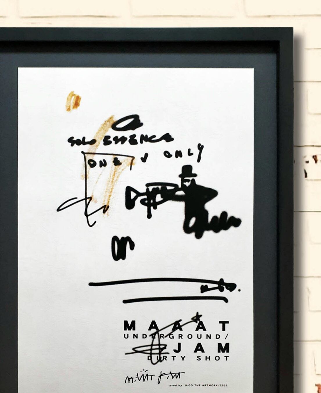 フレーム込み「MAAAT JAM」グラフィティ インテリア （受注制作 