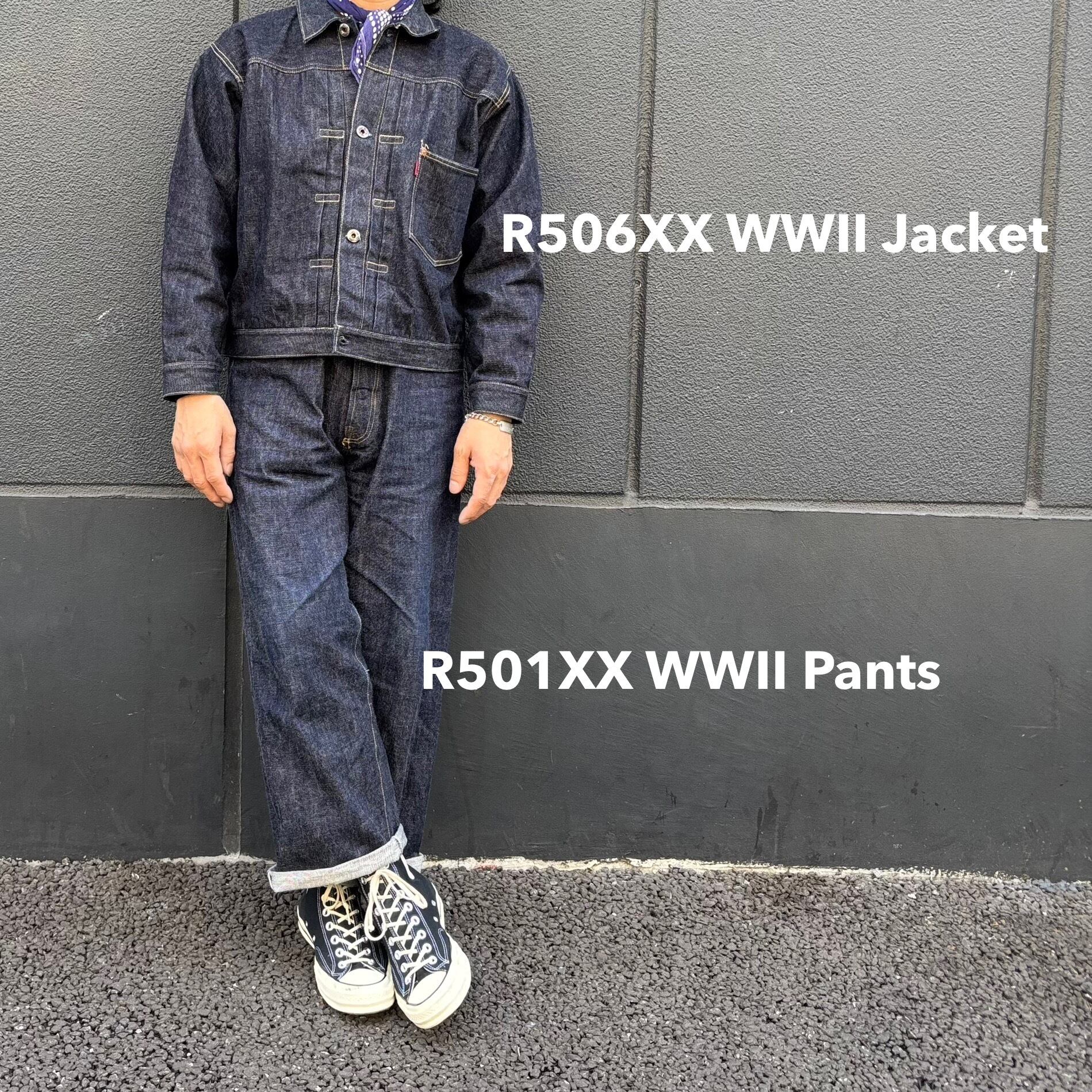 ハンドメイド 大戦モデル 42M 1st デニム Tバック R506XX WWⅡ | ROOM402