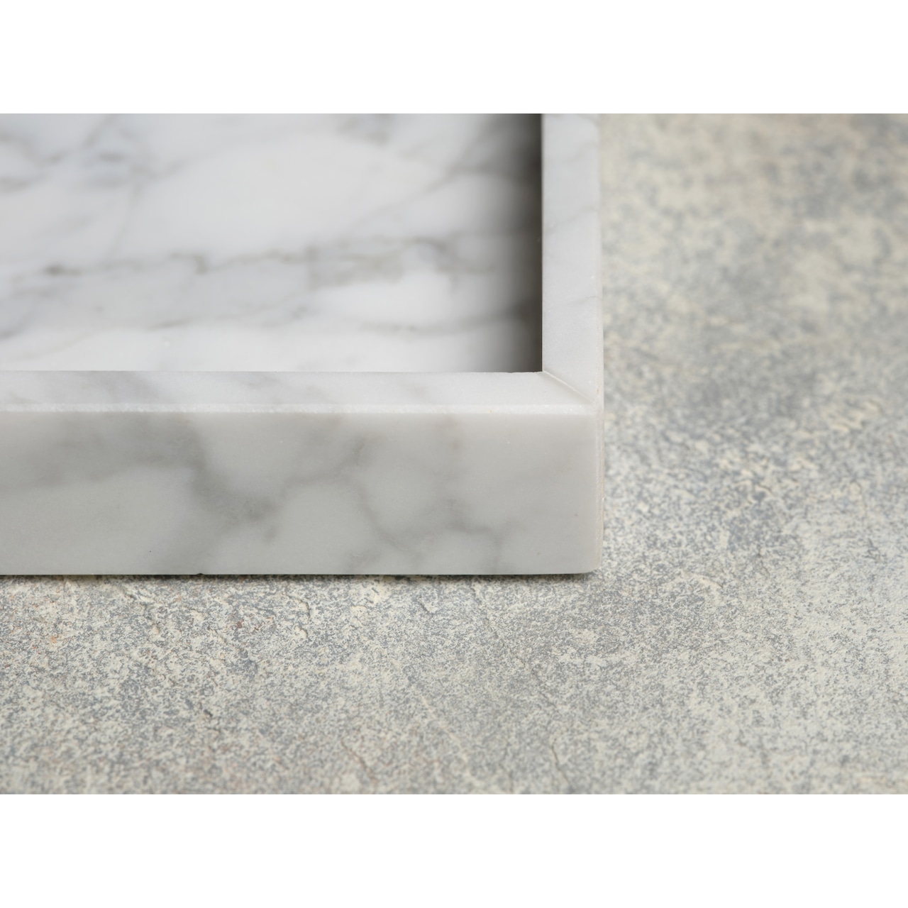 MARBLE TRAY - Bianco Carrara × Medium