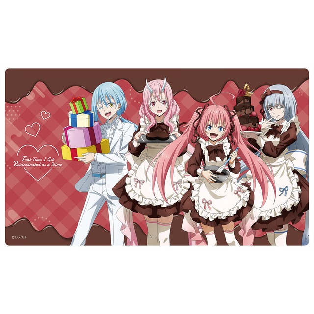 【4571576723595受注生産】転生したらスライムだった件 【描き下ろし】ラバーマット（バレンタインver.）