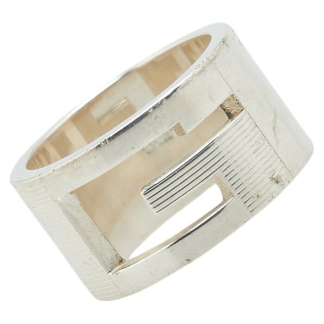 グッチ ブランデッドG リング 指輪 #15 SV925 シルバー レディース GUCCI 【中古】