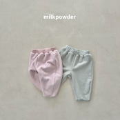 ミルクパウダー / milkpowder / ポグニフリースパンツ / 韓国子供服 / キッズ / 26winter〖取寄〗*XS~XL*