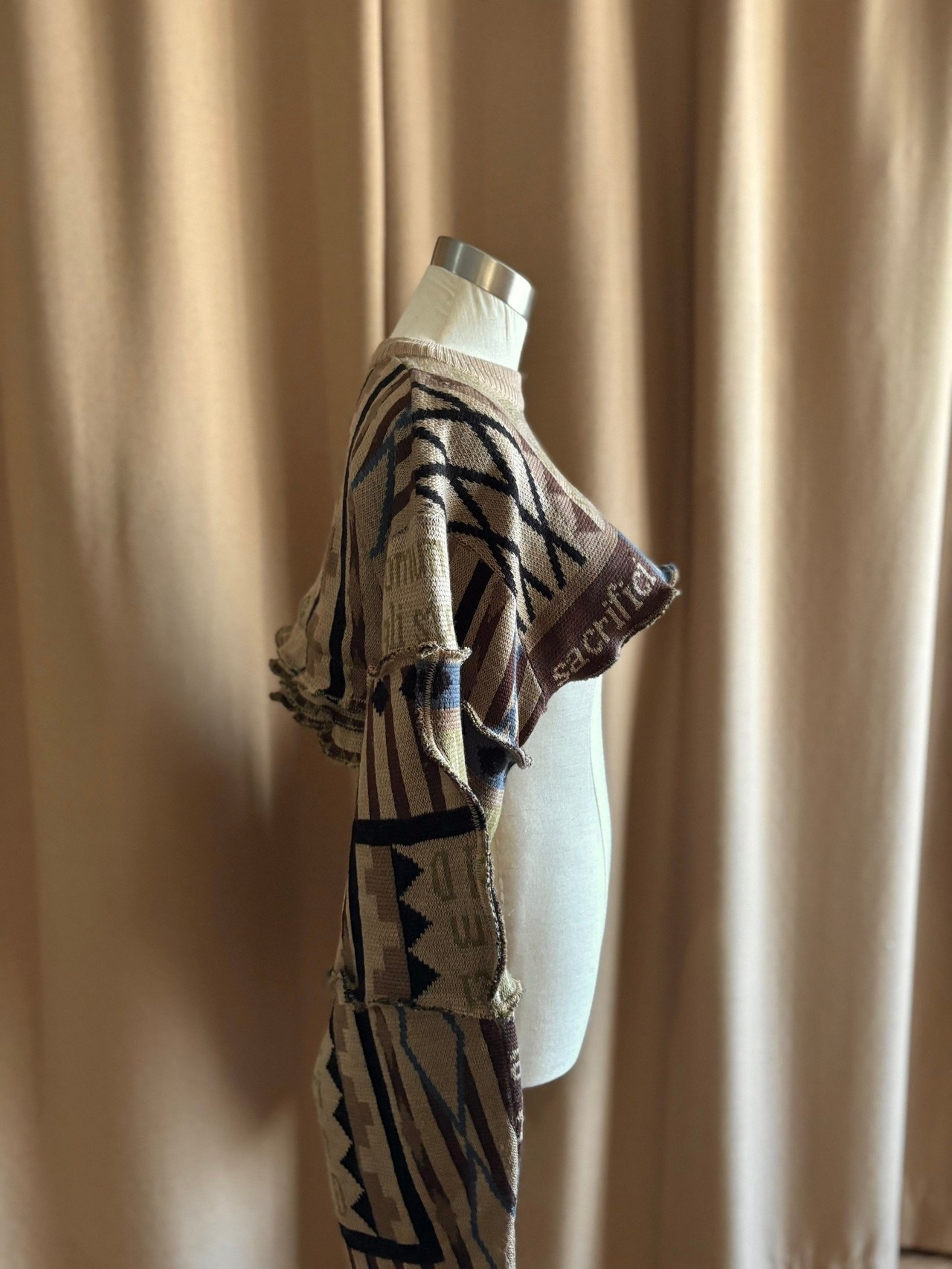 cafe au lait color remake knit-4481-1