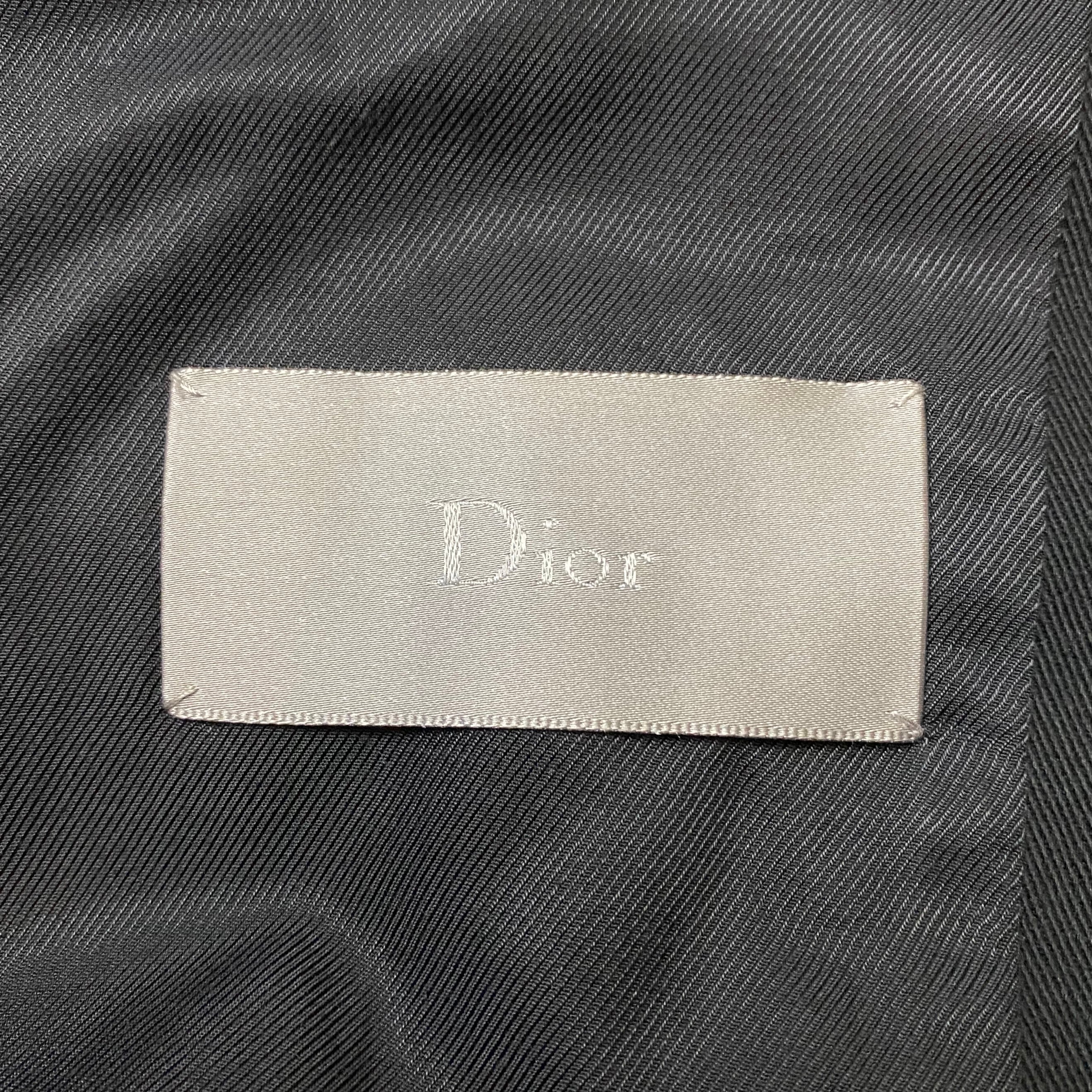 2006AW DIOR HOMME by hedi slimane fly front coat | NOIR ONLINE