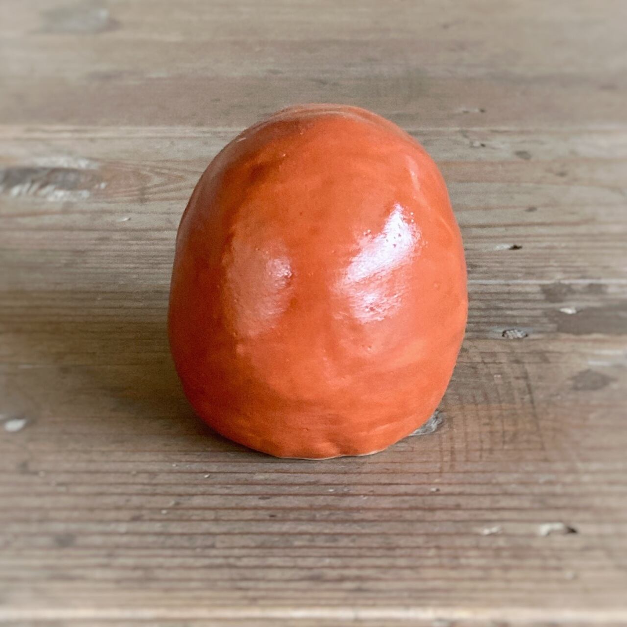 だるま　(染付・上絵)