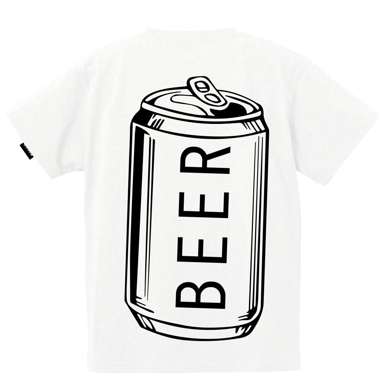 BEER 缶ロゴポケットT