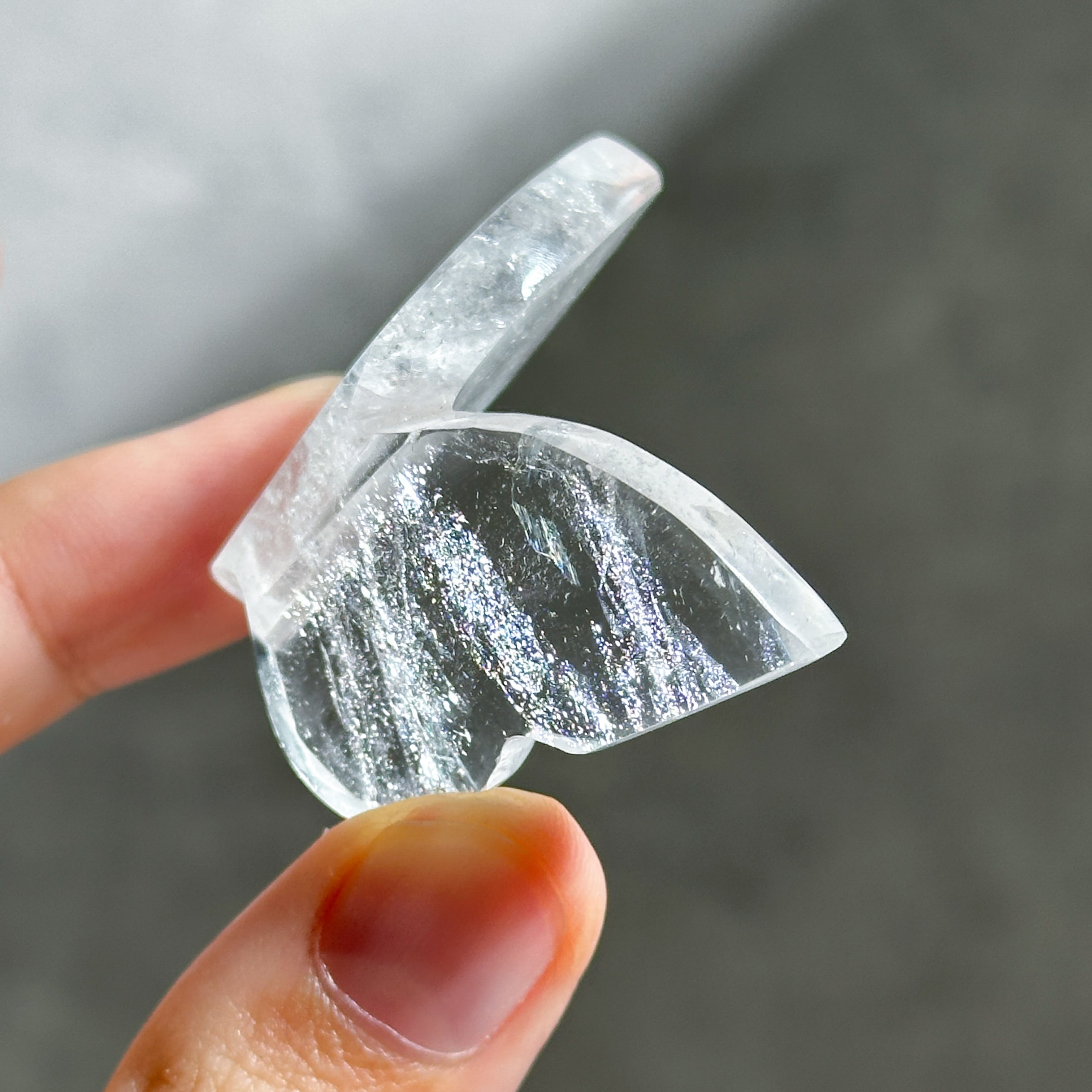 クリアクォーツ 3D蝶 03◇ Clear Quartz Butterfly ◇天然石・鉱物