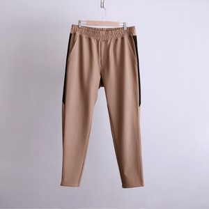 Garage.U.W MRC TRACK PANTS BEIGE BLACK LINE