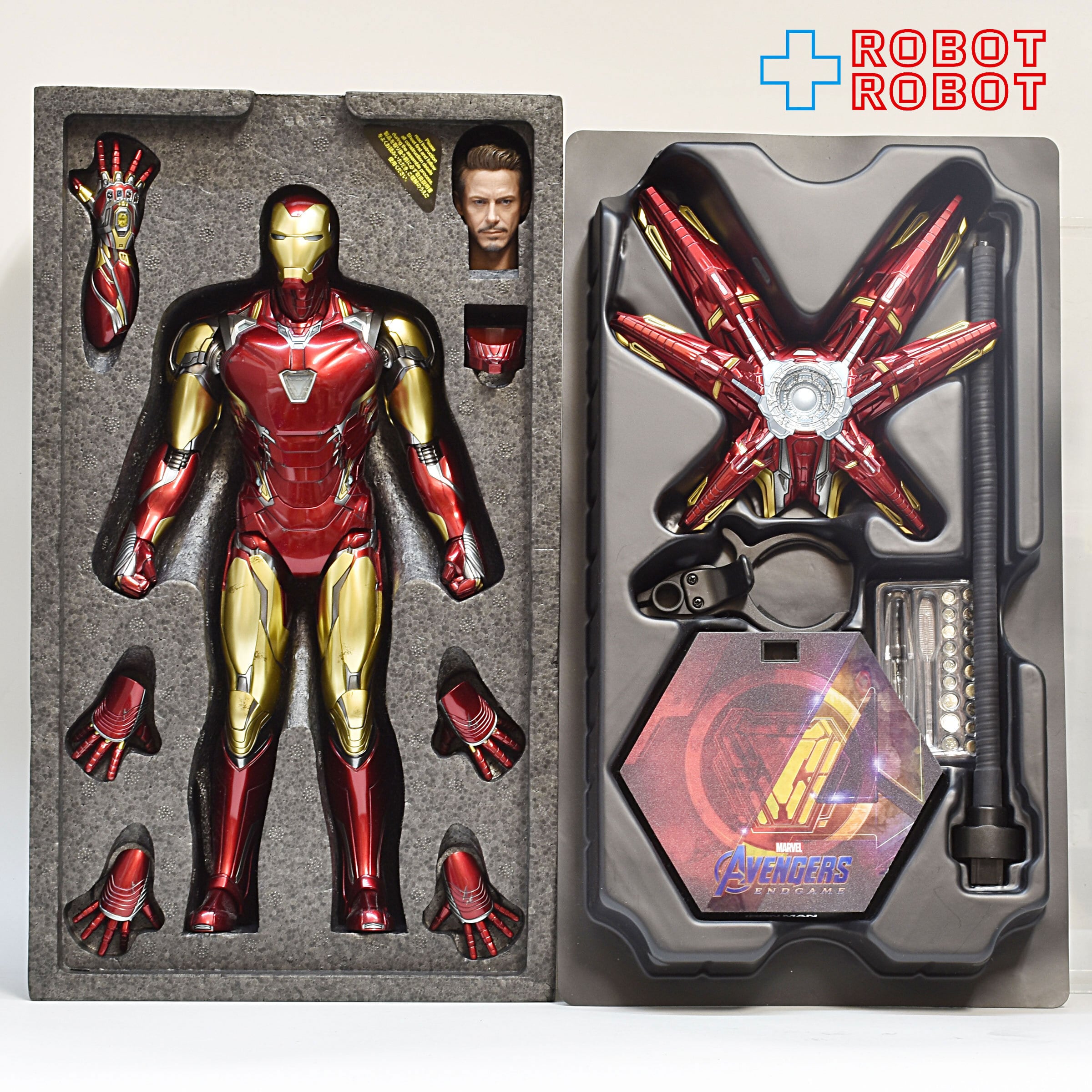 ホットトイズ 1/6 アイアンマン マーク85 DIECAST 素顔ヘッド欠品 HOTTOYS IRON MAN Mark 85 Diecast開封品 【公式通販】