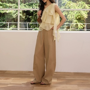 ハイウエストワイドレッグパンツ ・23226 ハイウエストワイドレッグパンツ ・23226