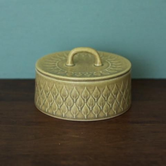 DENMARK KRONJYDEN RELIEF POT/W LID