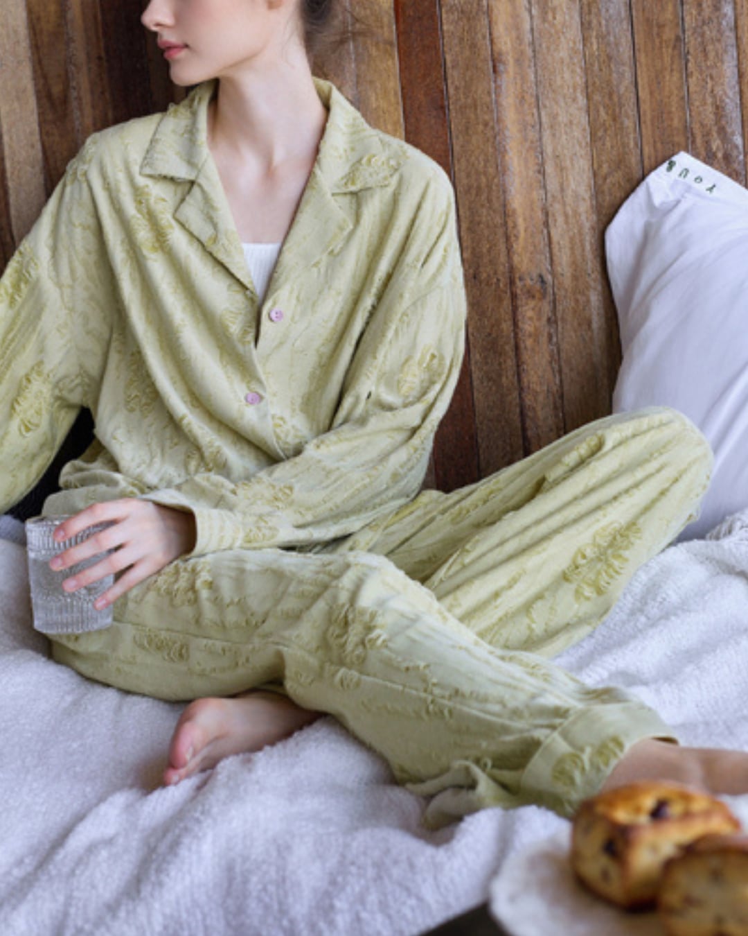 フラワージャカードルームウェア R25056