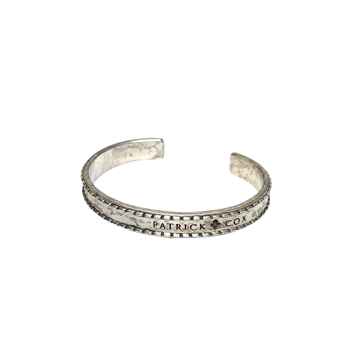 PATRICK COX silver cuff bangle | PAY ID