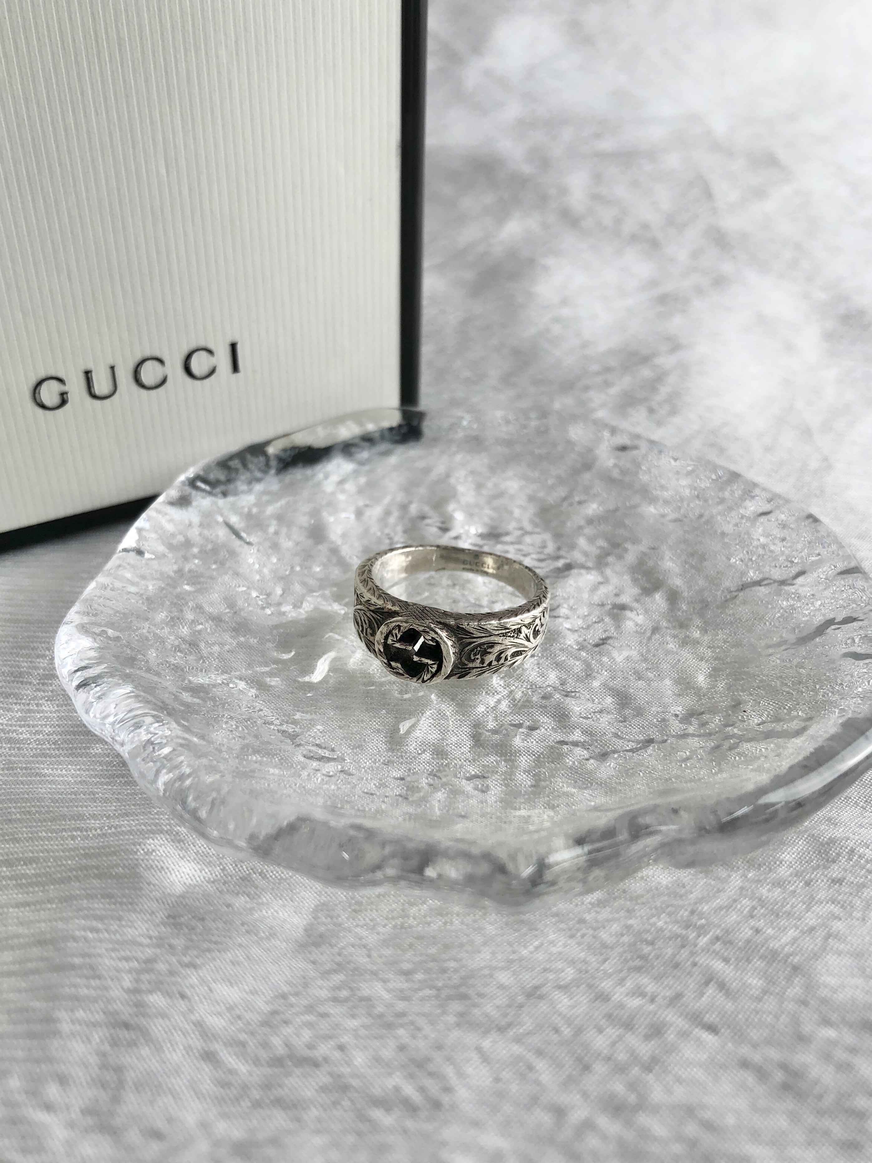 希少レア 廃盤 GUCCI グッチ　指輪　シルバー925 刻印　リング　A-29 GUCCI グッチ 指輪 シルバー 925 リング vintage ヴィンテージ
