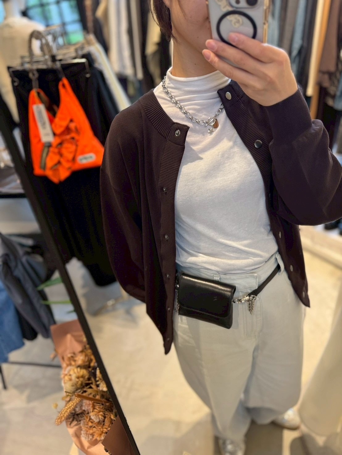 【PASSIONE】スナップボタンカーディガン　546914