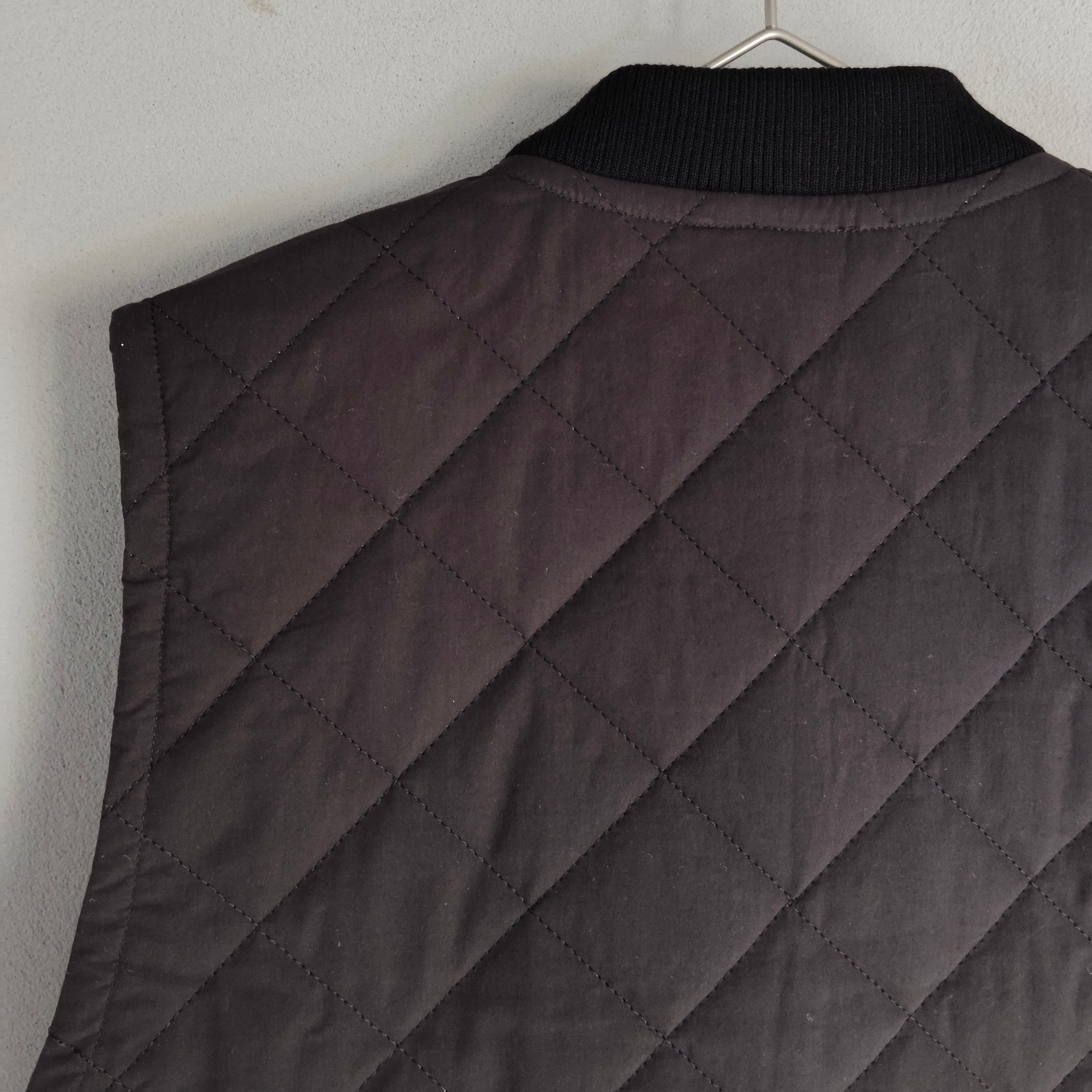 R&D.M.Co-/OLDMAN'S TAILOR QUILTING VEST #7075 BLACK size M