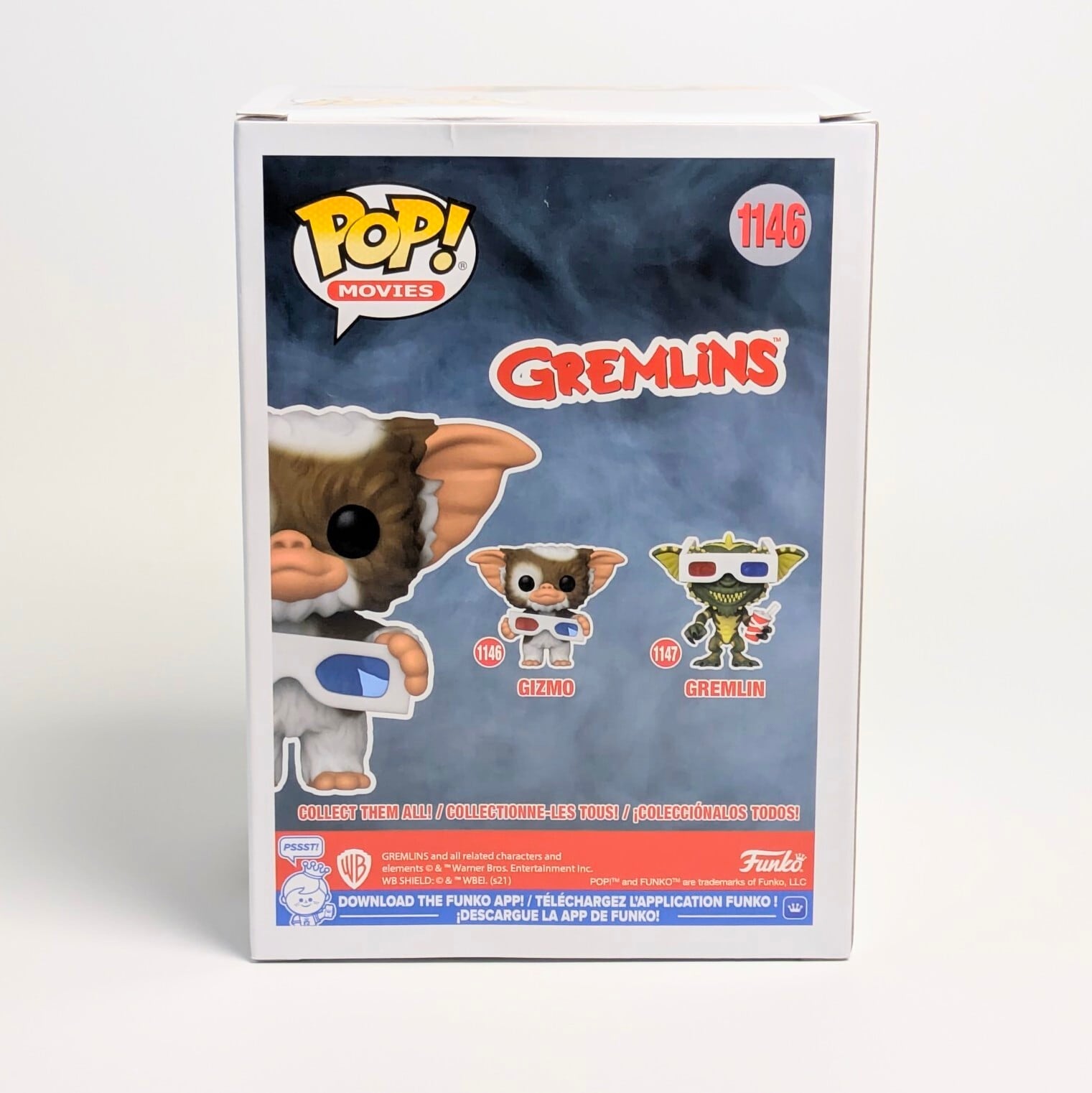 ☆US直輸入☆ FUNKO 【 POP! MOVIES VINYL FIGURE 】GREMLINS GIZMO with 3-D GLASSES / グレムリン ギズモ 3Dメガネ ビニールフィギュア〚アメリカン雑貨 アメトイ〛